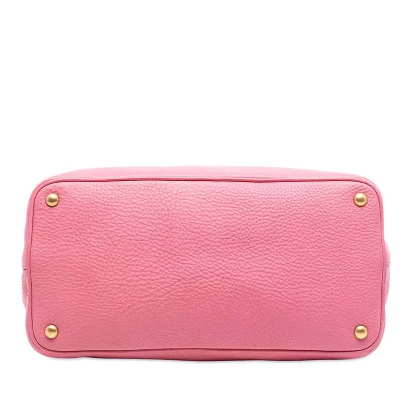 Prada Vitello Daino Open Convertible Tote Pink Leather Good condition - Inside View