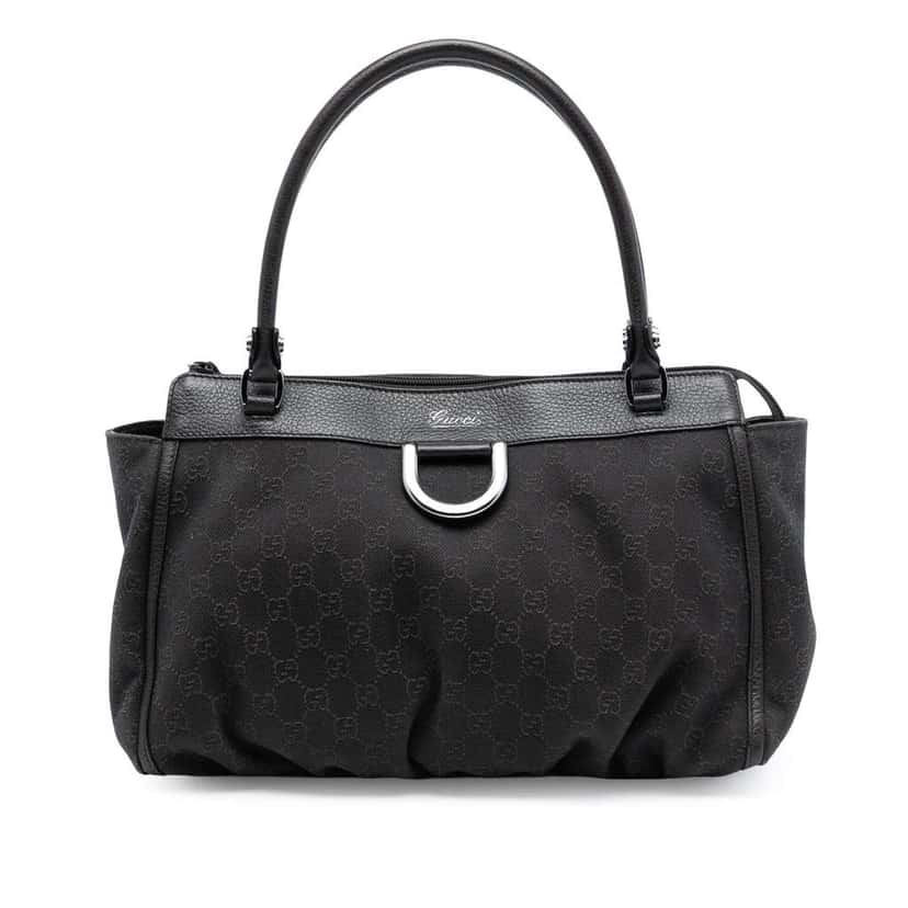 Gucci GG Canvas Abbey D Ring Tote Brown Canvas Good condition - Front View