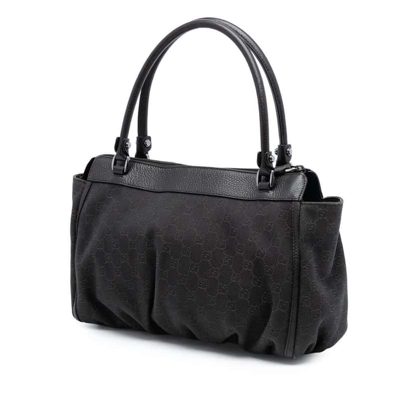 Gucci GG Canvas Abbey D Ring Tote Brown Canvas Good condition - Back View