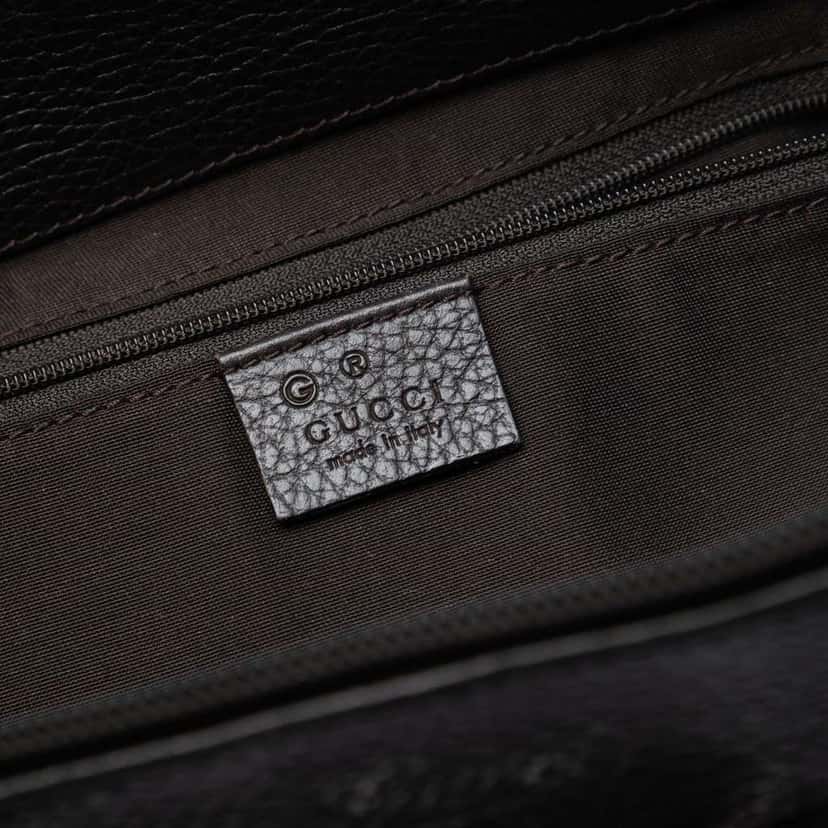 Gucci GG Canvas Abbey D Ring Tote Brown Canvas Good condition - Box View