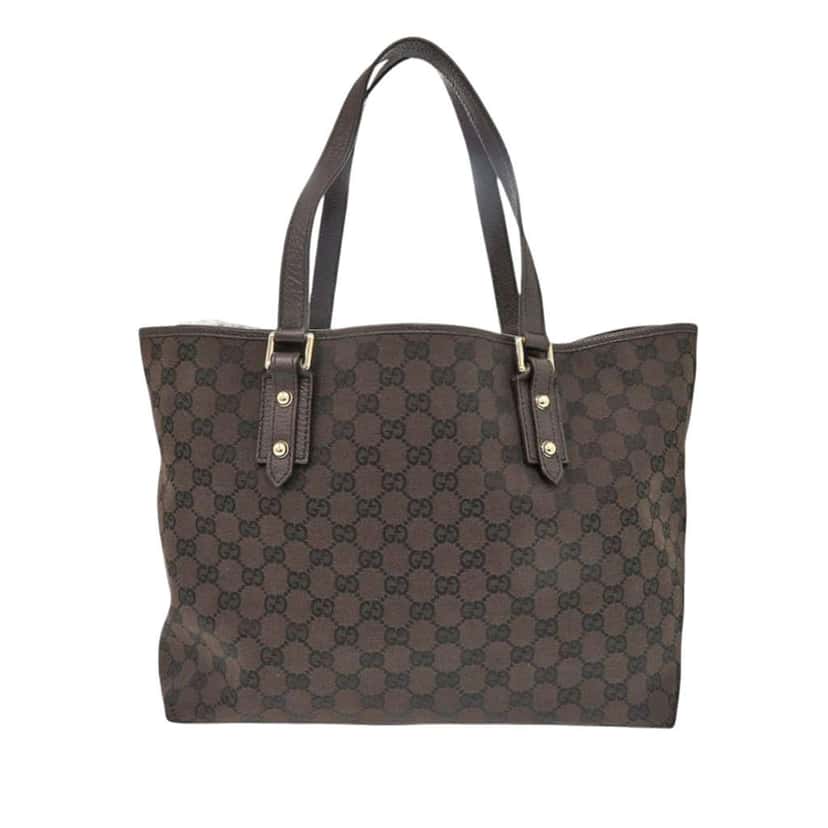 Gucci GG Canvas Tote Brown Canvas Good condition - Front View