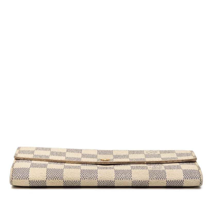 Louis Vuitton Damier Azur Sarah Wallet White Fair condition - Inside View