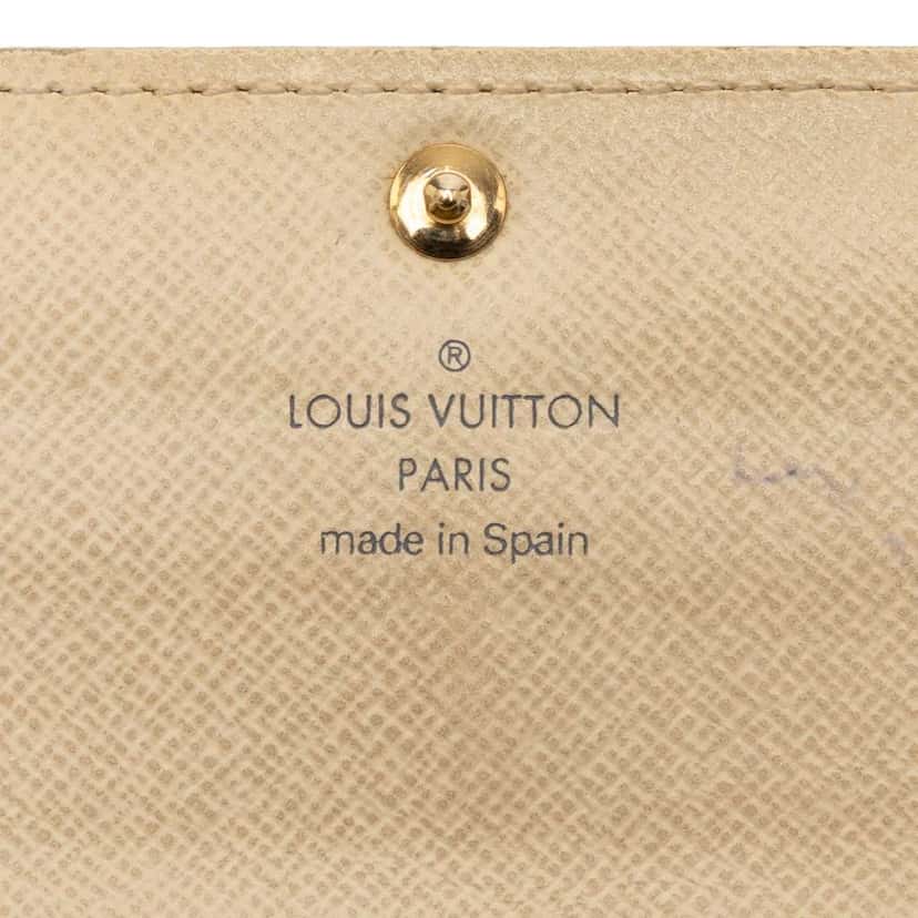 Louis Vuitton Damier Azur Sarah Wallet White Fair condition - Box View