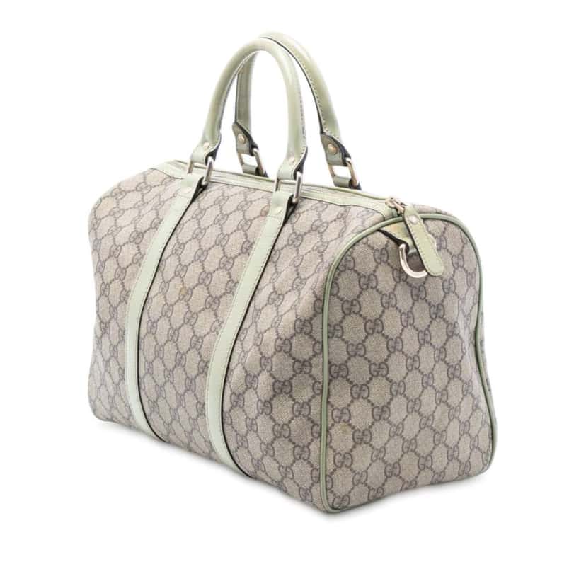 Gucci Medium GG Supreme Joy Boston Bag Beige Good condition - Back View