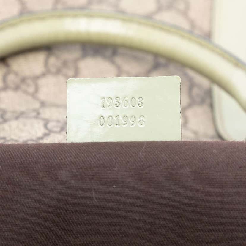 Gucci Medium GG Supreme Joy Boston Bag Beige Good condition - Box View