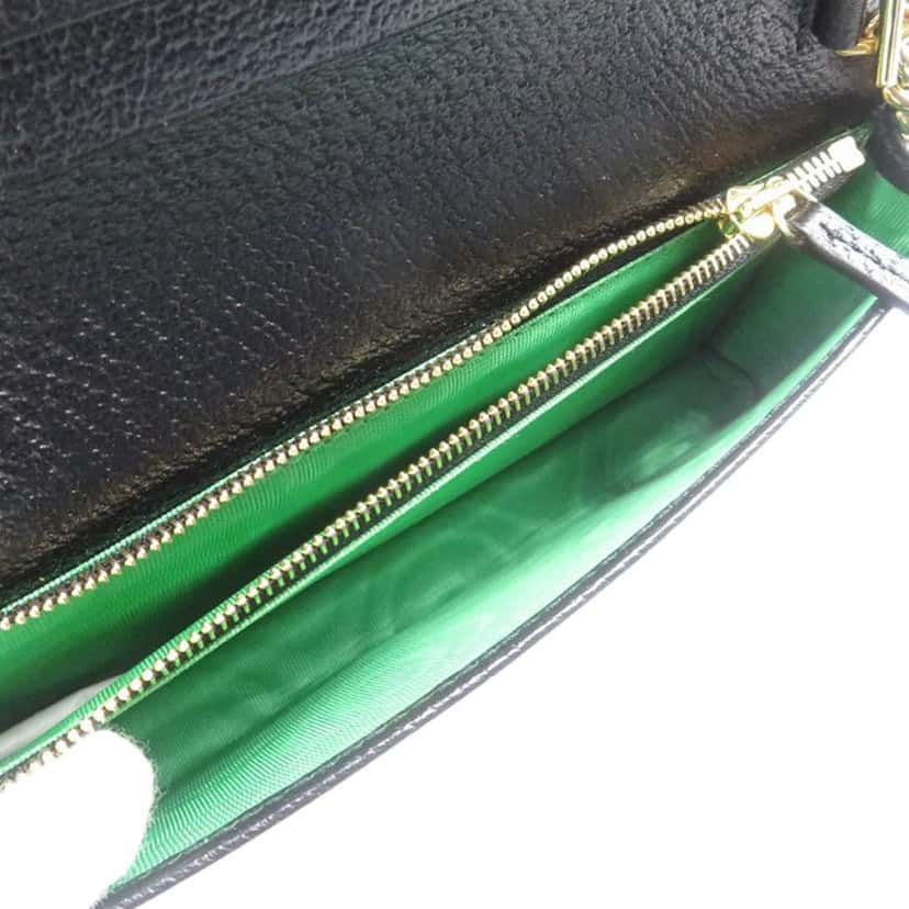 Gucci Adidas GG Supreme Wallet on Chain Red Canvas Good condition - Inside View