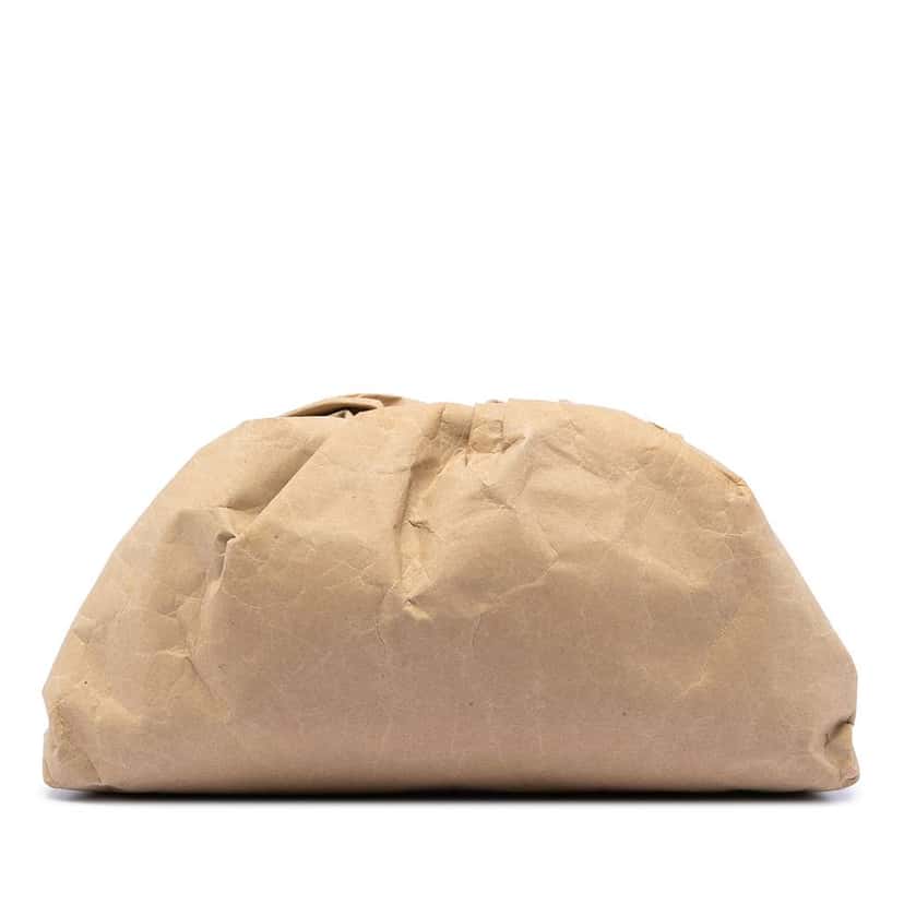 Bottega Veneta Kraft Paper The Pouch Beige Good condition - Front View