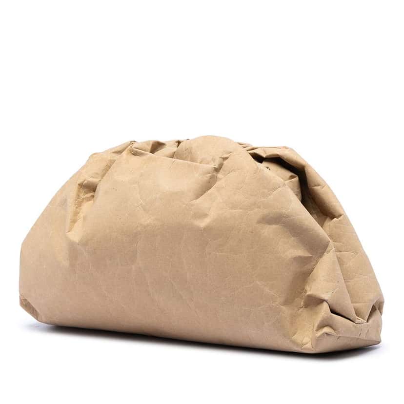 Bottega Veneta Kraft Paper The Pouch Beige Good condition - Back View