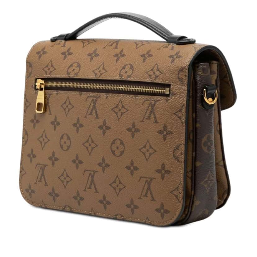Louis Vuitton Monogram Reverse Pochette Metis Brown Good condition - Back View