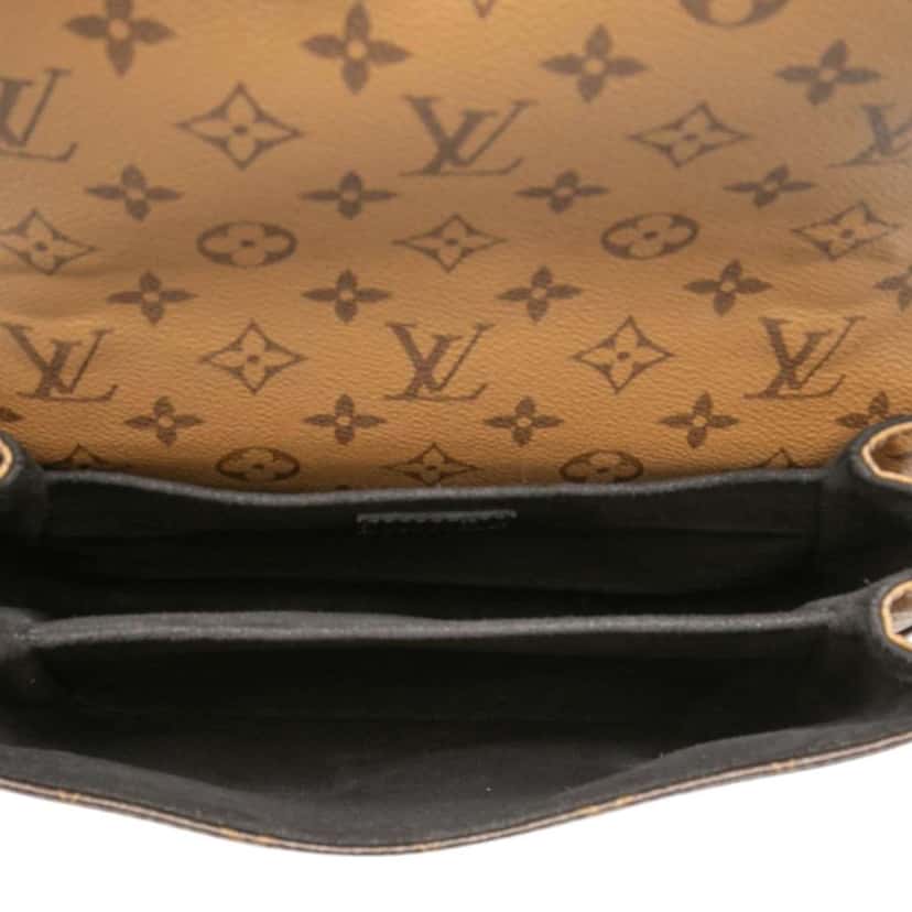 Louis Vuitton Monogram Reverse Pochette Metis Brown Good condition - Model View