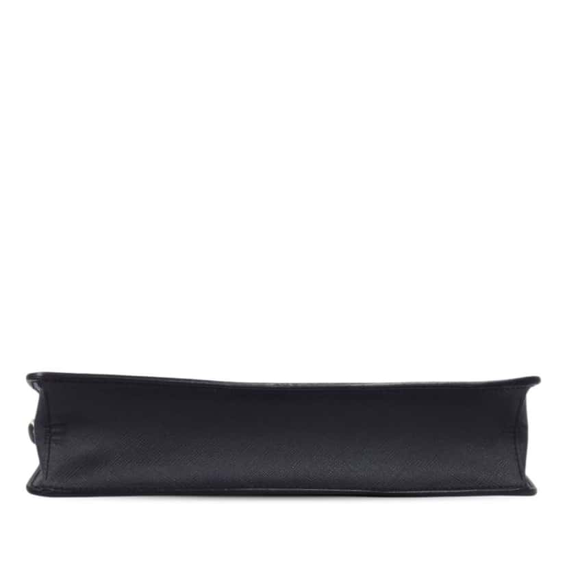 Prada Saffiano Lux Business Bag Blue Leather Good condition - Inside View