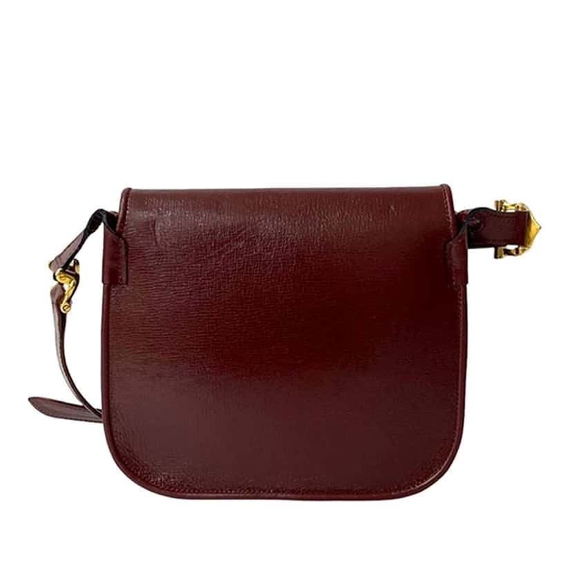 Cartier Leather Must De Cartier Crossbody Red Leather Good condition - Back View