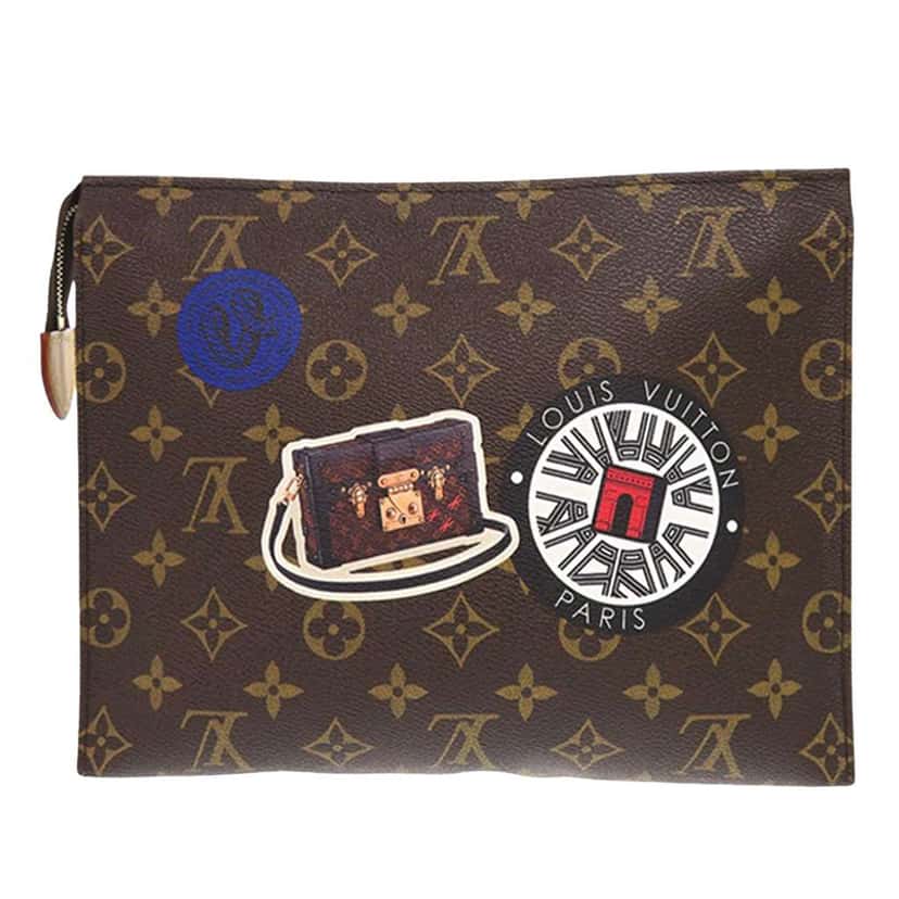 Louis Vuitton Monogram World Tour Toiletry Pouch 26 Brown Good condition - Front View