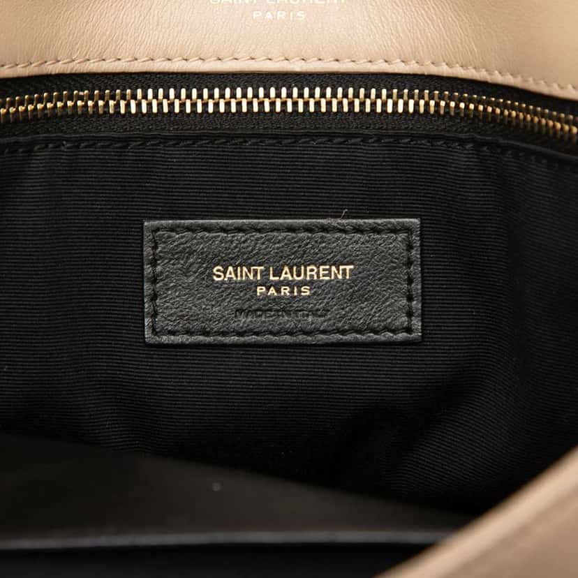 Saint Laurent Medium Calfskin Niki Beige Leather Good condition - Box View