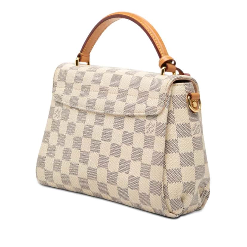 Louis Vuitton Damier Azur Croisette White Good condition - Back View
