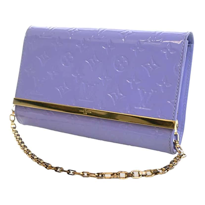 Louis Vuitton Monogram Vernis Ana Purple Leather Good condition - Back View