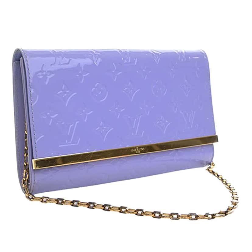 Louis Vuitton Monogram Vernis Ana Purple Leather Good condition - Inside View