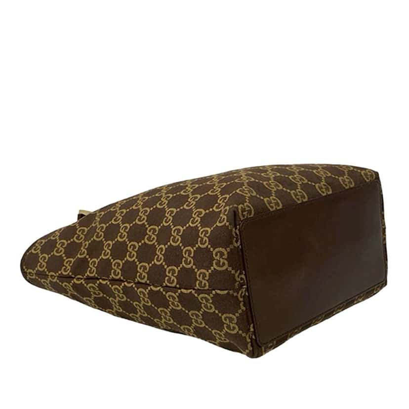 Gucci GG Canvas Tote Brown Canvas Good condition - Model View