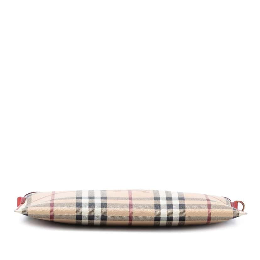 Burberry Haymarket Check Coated Canvas Peyton Crossbody Beige Good condition - Inside View