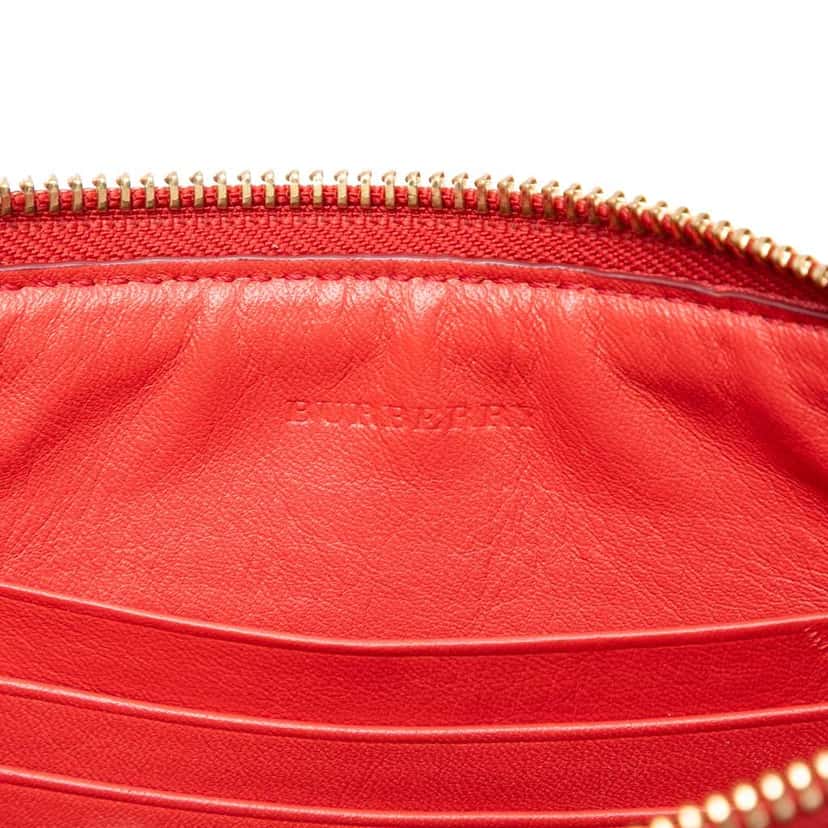 Burberry Haymarket Check Coated Canvas Peyton Crossbody Beige Good condition - Box View