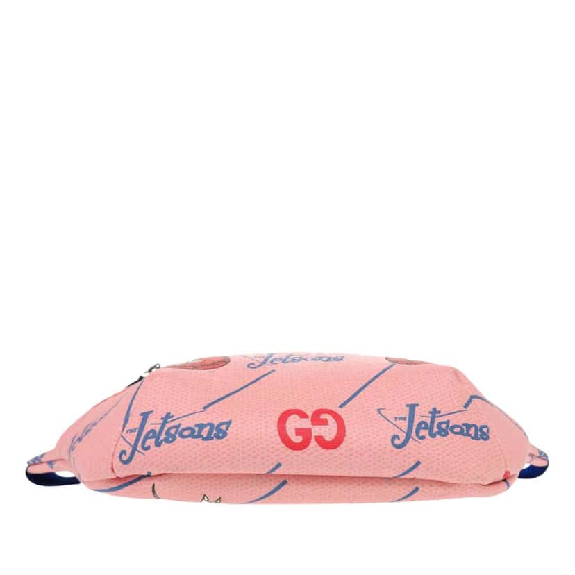 Gucci The Jetsons Kids Interlocking G Coated Canvas Astro Belt Bag Pink Canvas Good condition - Inside View