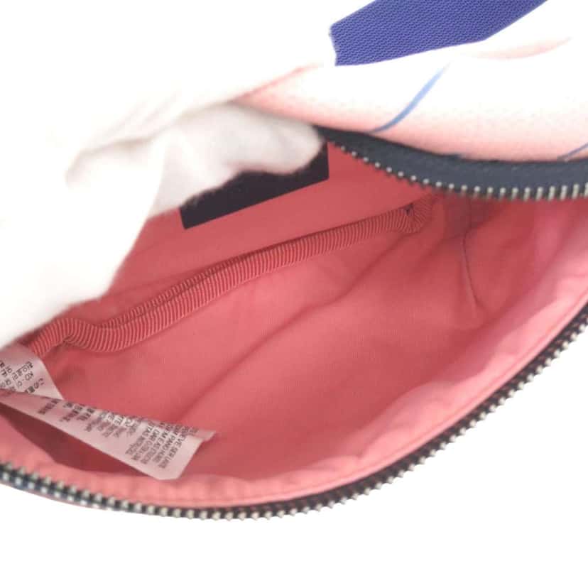 Gucci The Jetsons Kids Interlocking G Coated Canvas Astro Belt Bag Pink Canvas Good condition - Model View