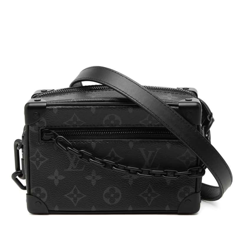 Louis Vuitton Monogram Eclipse Mini Soft Trunk Black Good condition - Front View