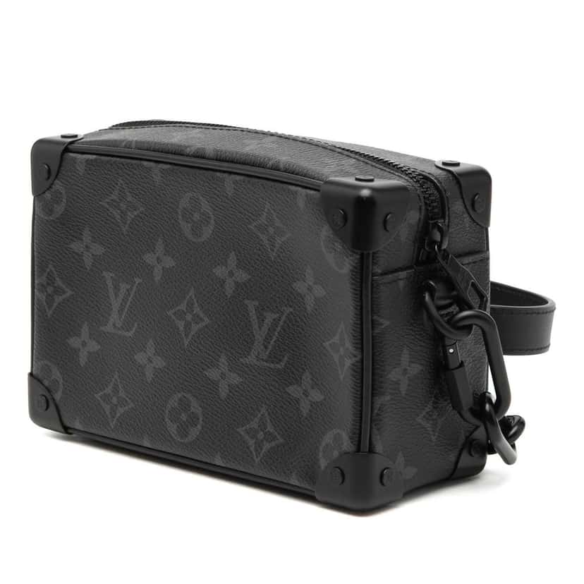 Louis Vuitton Monogram Eclipse Mini Soft Trunk Black Good condition - Back View