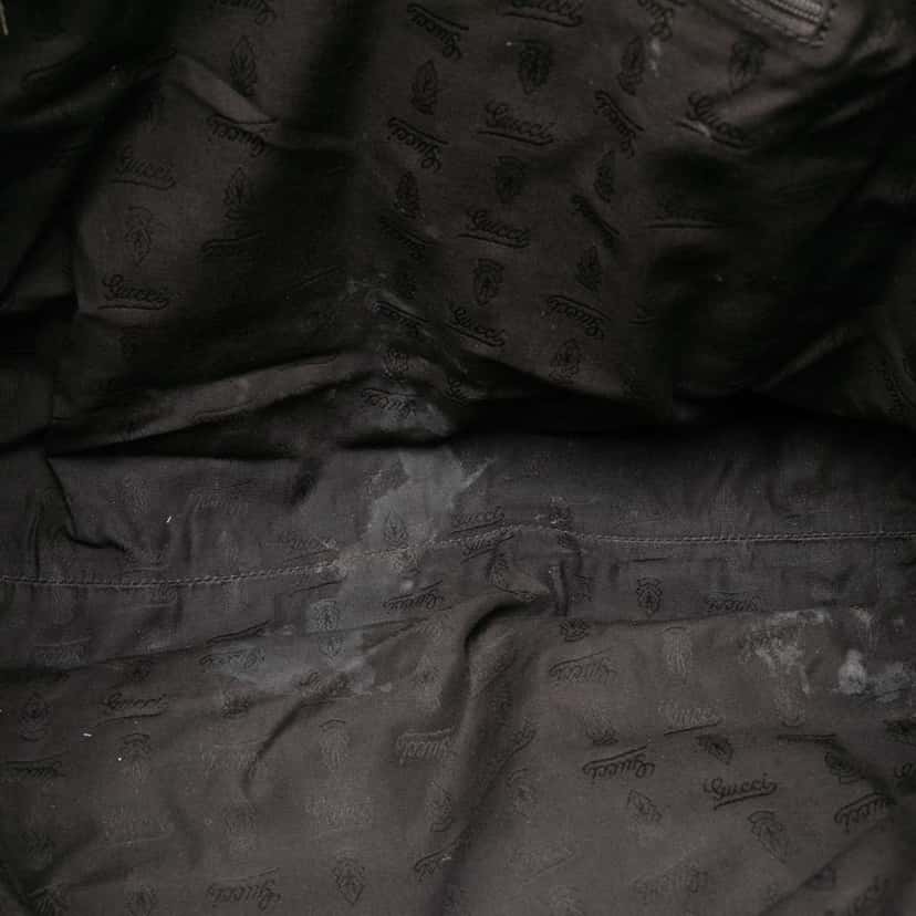 Gucci Large Guccissima Sukey Tote White Leather Good condition - Model View