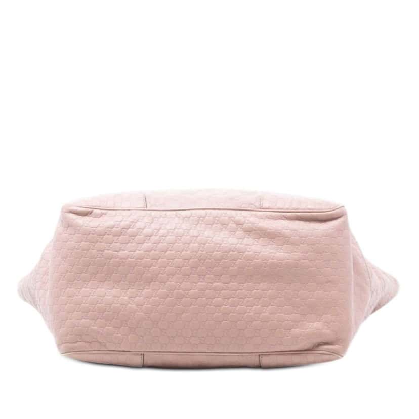 Gucci Guccissima Bree Tote Pink Leather Good condition - Inside View