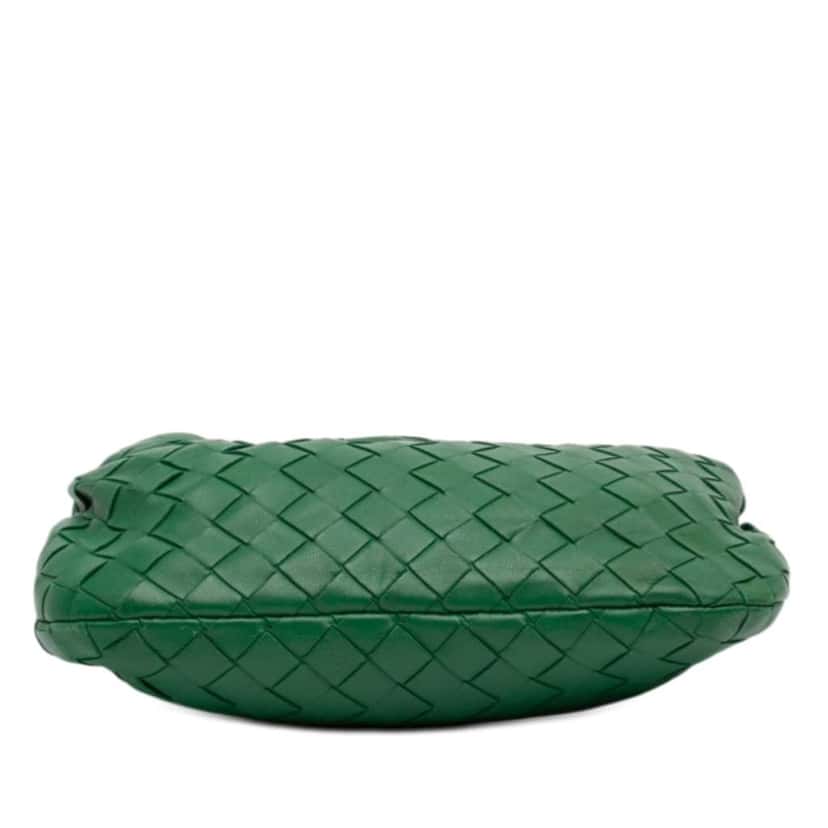 Bottega Veneta Mini Nappa Intrecciato Jodie Green Leather Good condition - Inside View