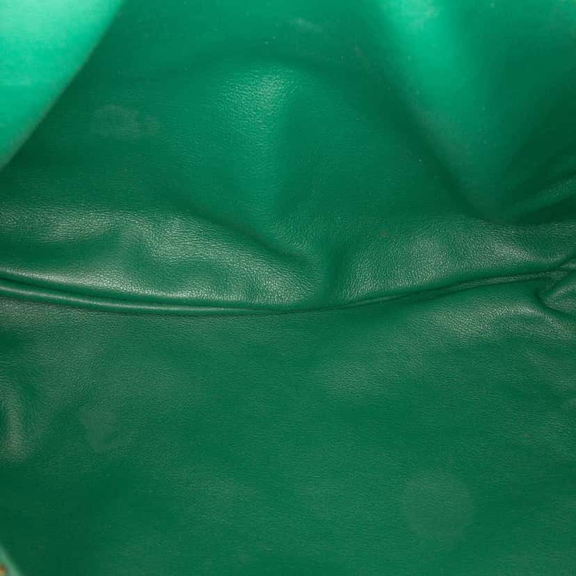 Bottega Veneta Mini Nappa Intrecciato Jodie Green Leather Good condition - Model View