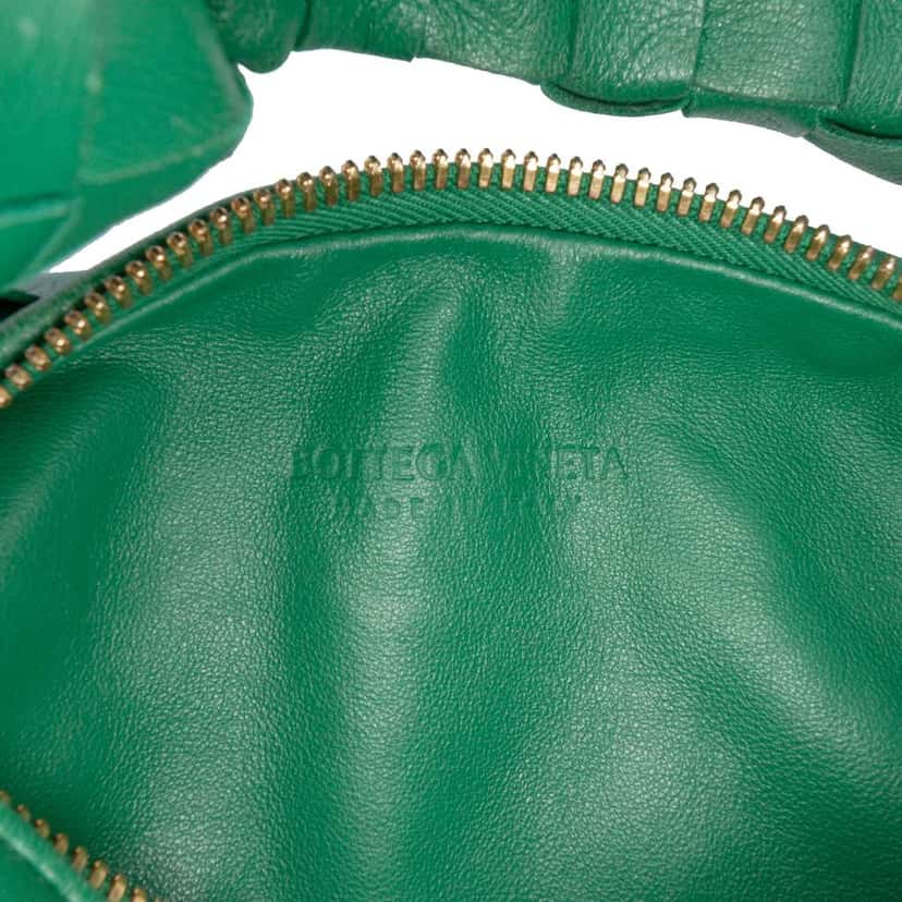 Bottega Veneta Mini Nappa Intrecciato Jodie Green Leather Good condition - Box View