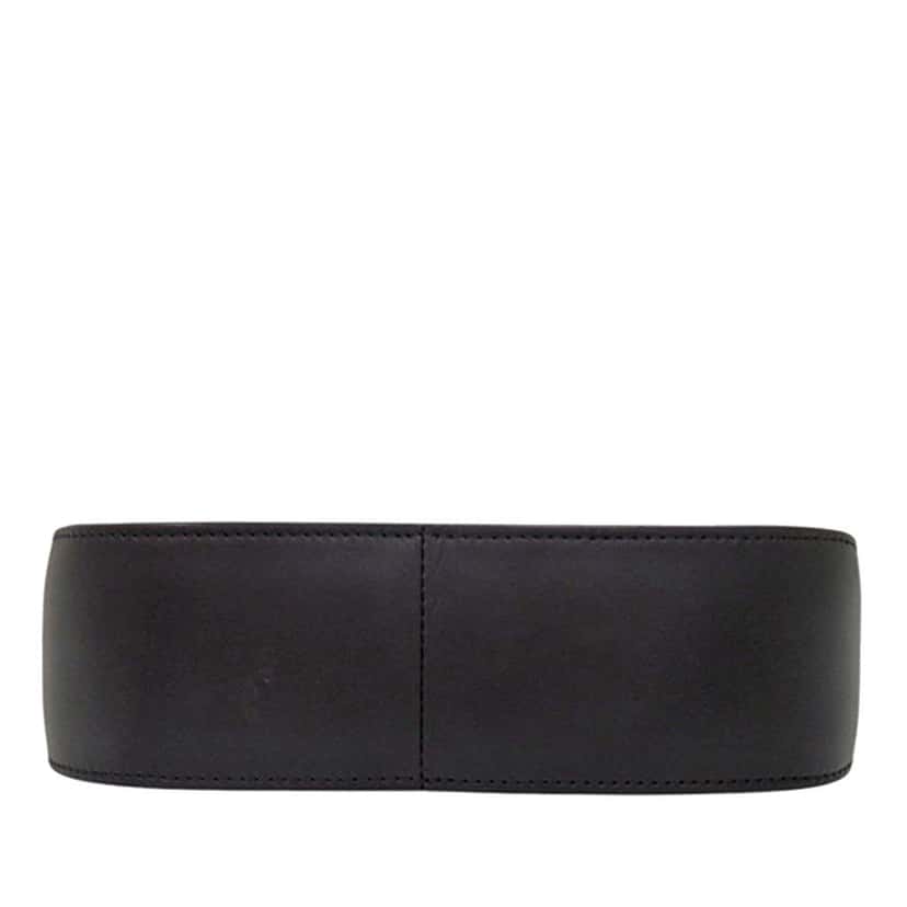 The Row Leather Half Moon Shoulder Bag Black Leather Good condition - Inside View