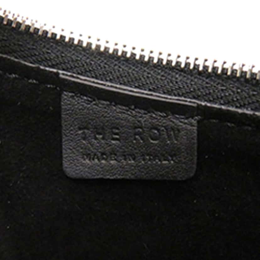 The Row Leather Half Moon Shoulder Bag Black Leather Good condition - Box View