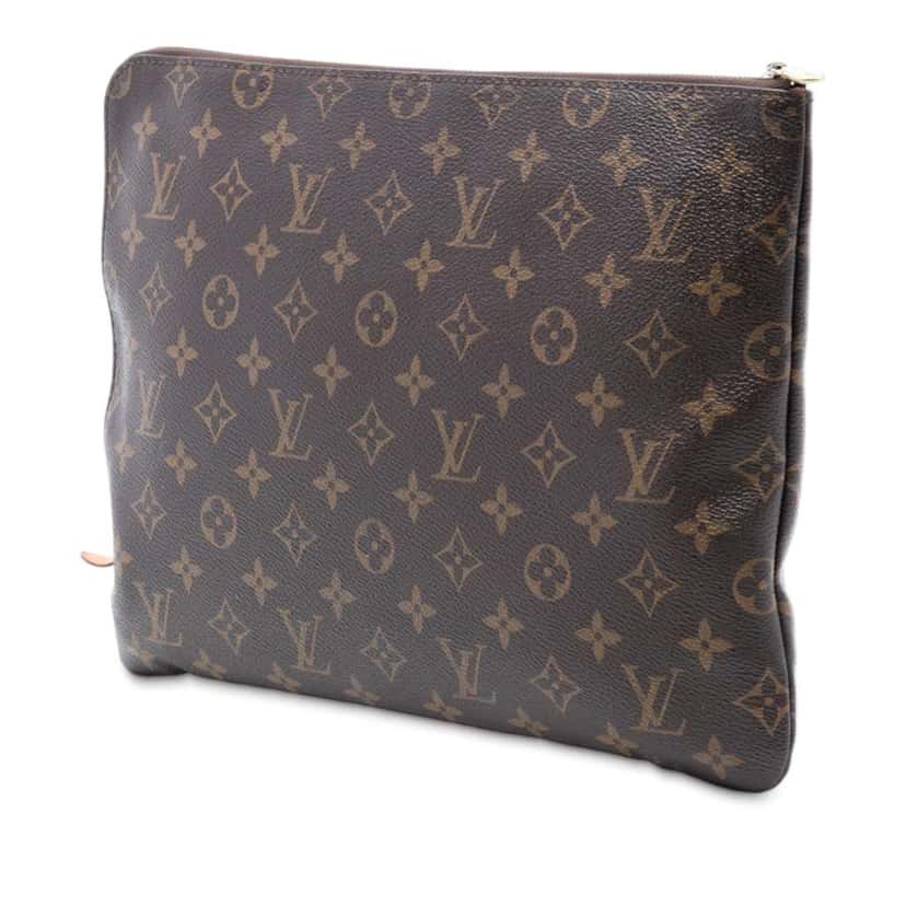 Louis Vuitton Monogram Etui Voyage MM Brown Good condition - Back View
