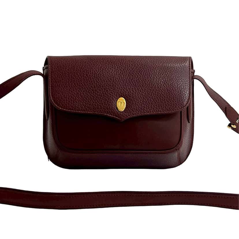 Cartier Leather Must De Cartier Crossbody Red Leather Good condition - Front View