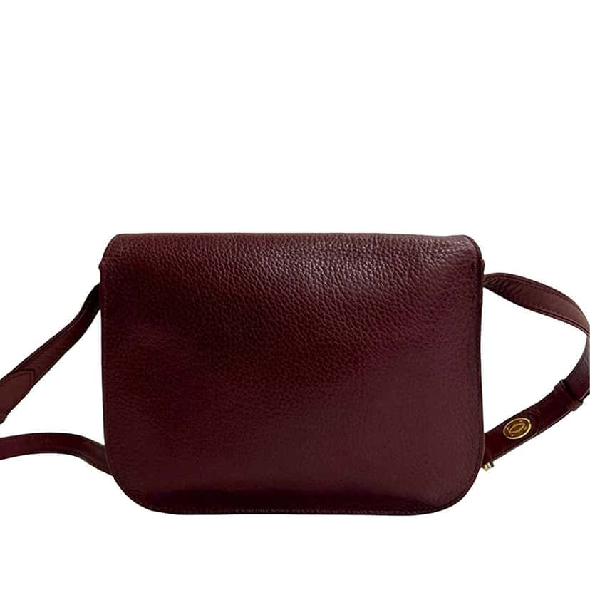 Cartier Leather Must De Cartier Crossbody Red Leather Good condition - Back View