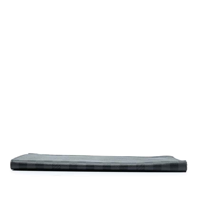 Louis Vuitton Damier Graphite Pochette Jour GM Black Good condition - Inside View