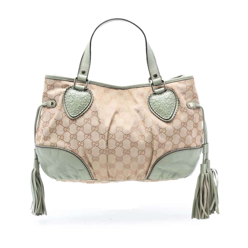 Gucci Small GG Canvas Tribeca Tote Beige Very good condition - Front View