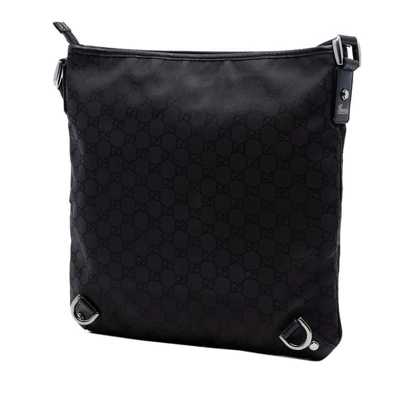 Gucci GG Canvas Abbey D Ring Crossbody Black Canvas Very good condition - Back View