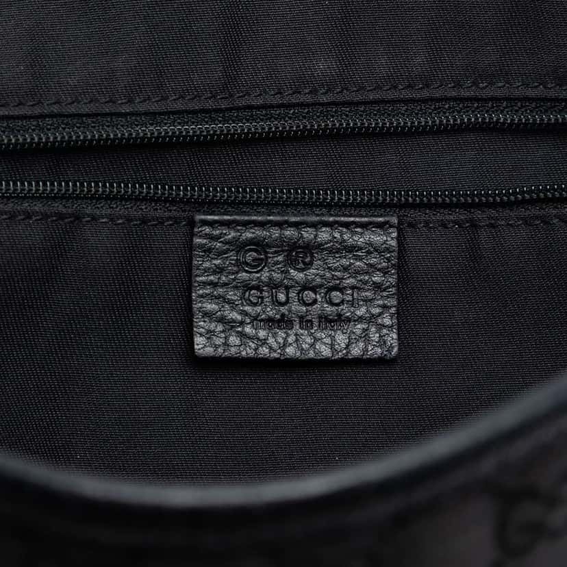 Gucci GG Canvas Abbey D Ring Crossbody Black Canvas Very good condition - Box View