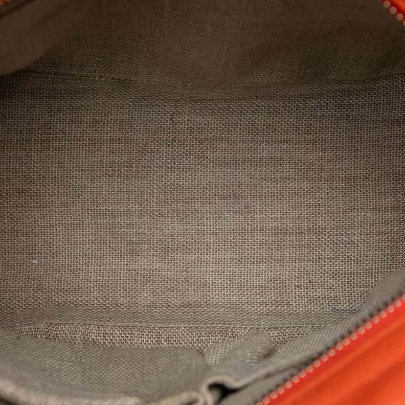 Gucci Small Microguccissima Bree Satchel Orange Leather Very good condition - Model View
