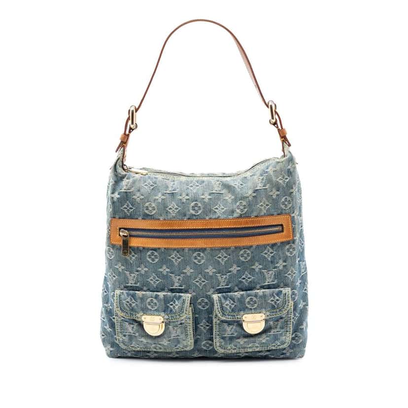 Louis Vuitton Monogram Denim Baggy GM Blue Denim Very good condition - Front View