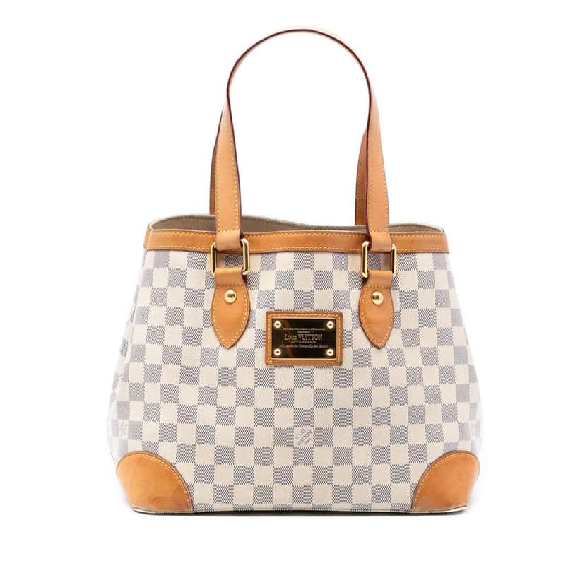 Louis Vuitton Damier Azur Hampstead PM White Very good condition - Front View