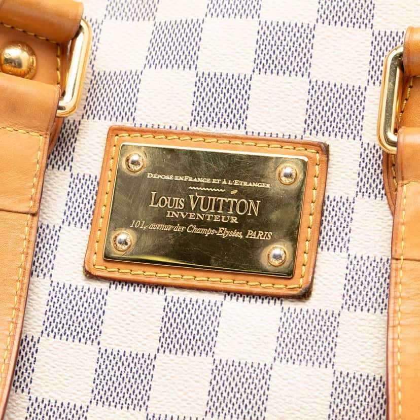 Louis Vuitton Damier Azur Hampstead PM White Very good condition - Box View