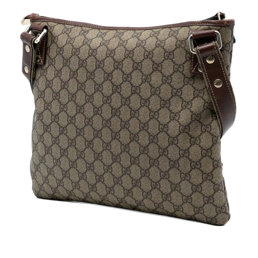Gucci GG Supreme Web Crossbody Beige Very good condition - Back View