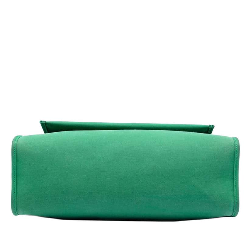 Hermès Toile Herbag Zip 31 Green Canvas Good condition - Inside View