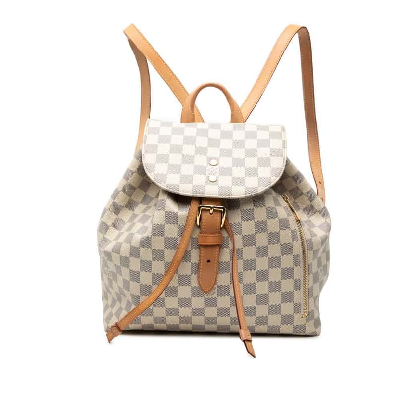 Louis Vuitton Damier Azur Sperone White Very good condition - Front View