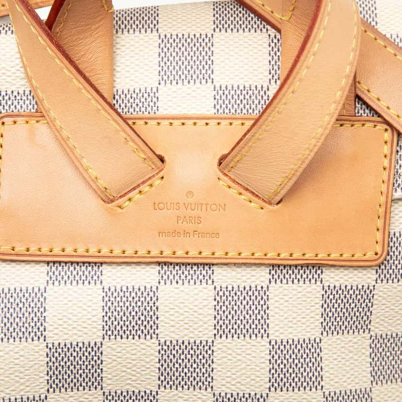 Louis Vuitton Damier Azur Sperone White Very good condition - Box View